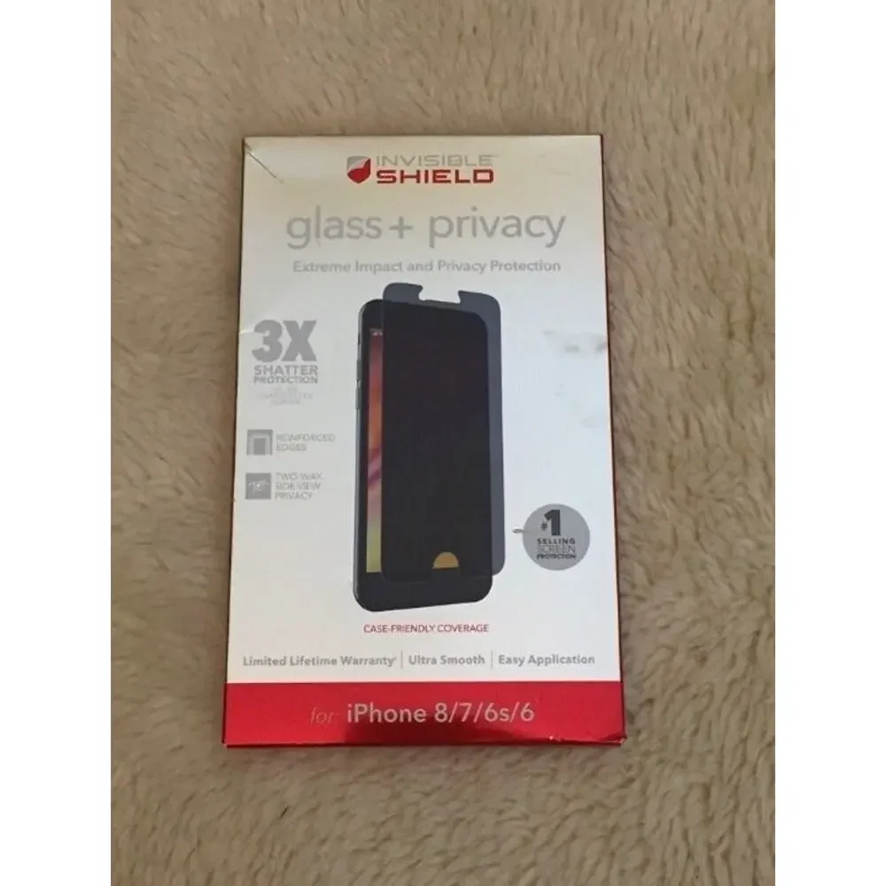 ZAGG Apple iPhone 8/7/6s/6 InvisibleShield Glass+ Privacy Screen Protector